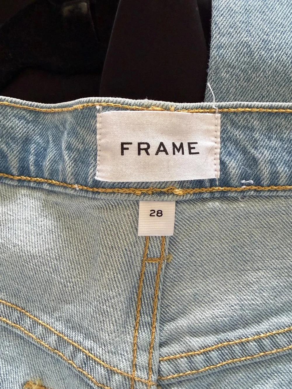 Frame Denim Light Blue Straight-Leg Jeans - Picture 4 of 7
